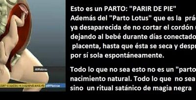 13/09/2023 EL PARTO EN BAÑERA QUE SE HACE EN CASA ES UN RITUAL SATÁNICO